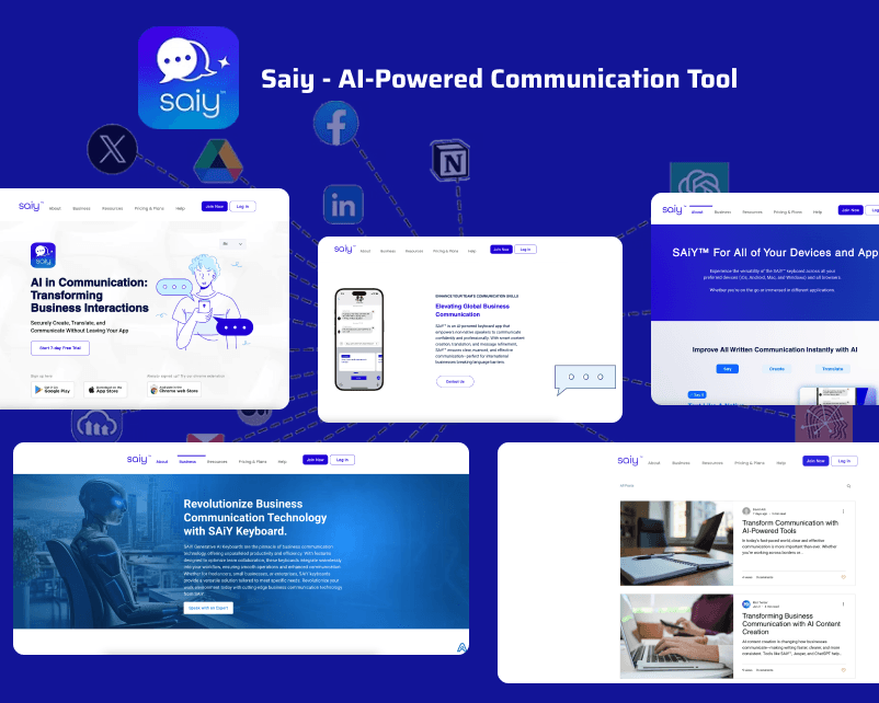 Saiy - AI-Powered Communication Tool