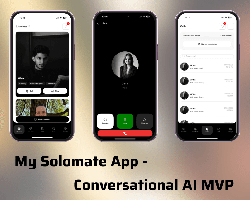SoloMate App – Conversational AI MVP